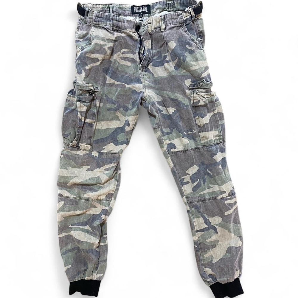 POSTER GIRL Camouflage Zipper Pants
